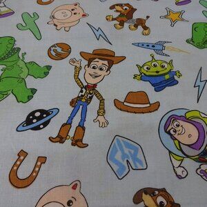 Adorable TOY STORY CHARACTERS Handmade Cotton Pillowcase Standard/Queen